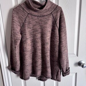 Mystree Mauve Cowl Neck Sweater